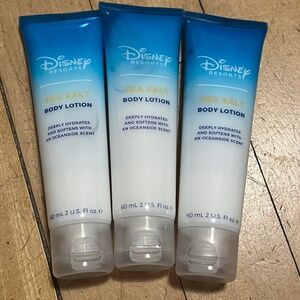 Disney Resorts Sea Salt Body Lotion Set of 3